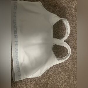 NWOT Under Armour White Sports Bra